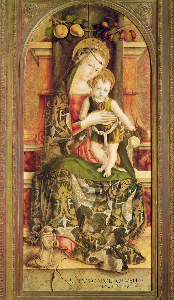 Jungfrau und Kind, 1482 von Carlo Crivelli