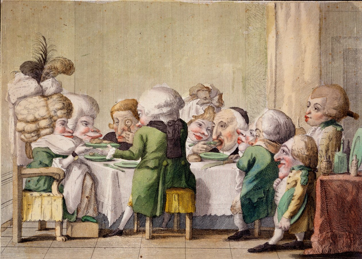 Das Mahl, ca. 1790 von Carlo Lasinio