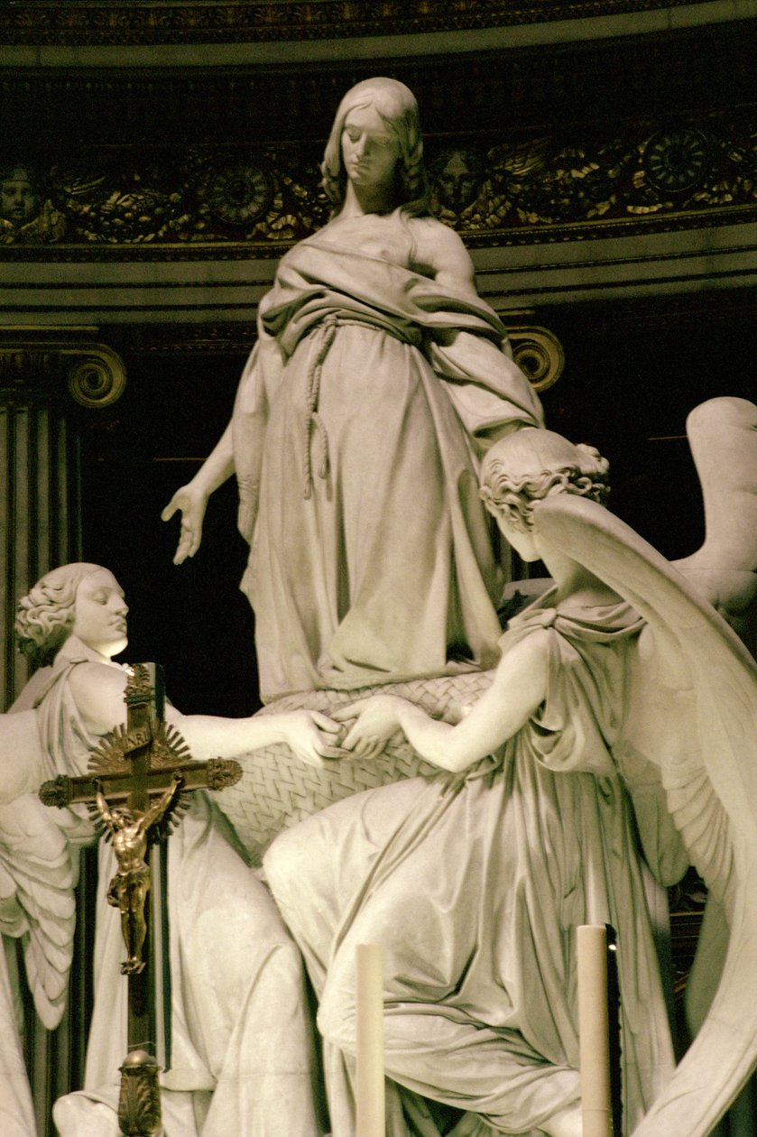 Die Himmelfahrt der Hl. Maria Magdalena, vom Hochaltar (c.1835-41) von Carlo Marochetti