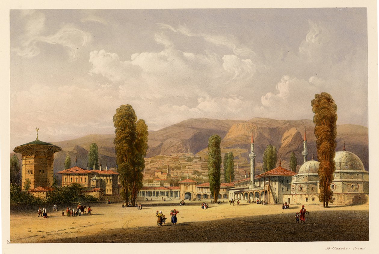 Der Khan-Palast von Bakhchisaray, 1856 von Carlo Bossoli