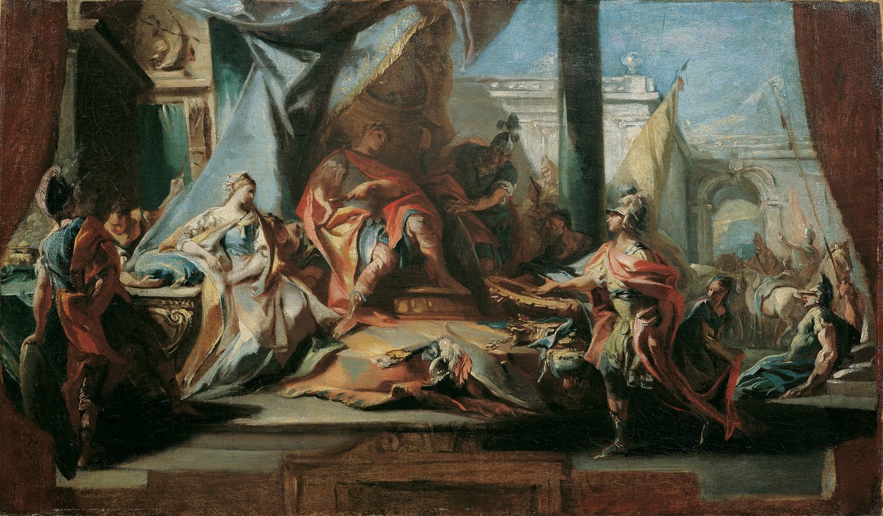 Die Großmut des Scipio von Carlo Carlone