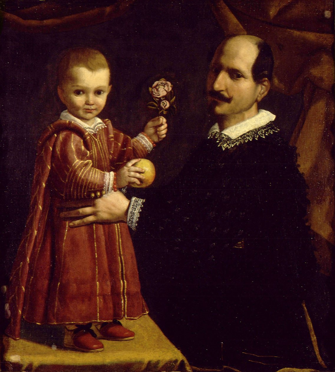 Ein Mann mit einem Kind von Carlo Ceresa