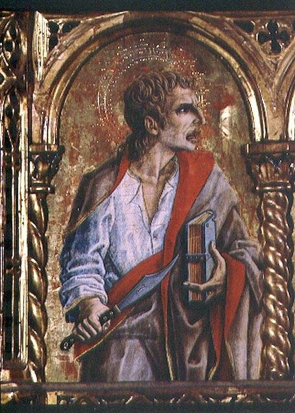 St. Bartholomäus, Detail vom Sant