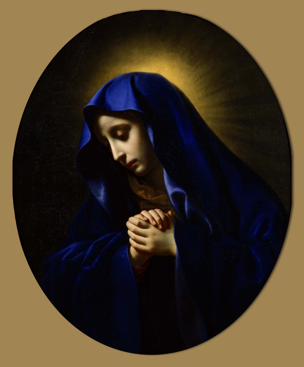 Die traurige Heilige Mutter von Carlo Dolci