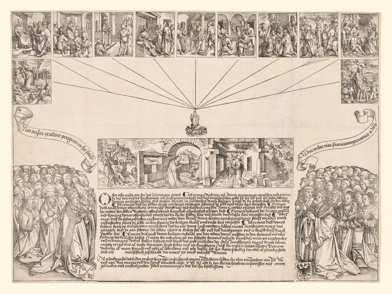 Geburt und Passion Christi von Carlo Dolci