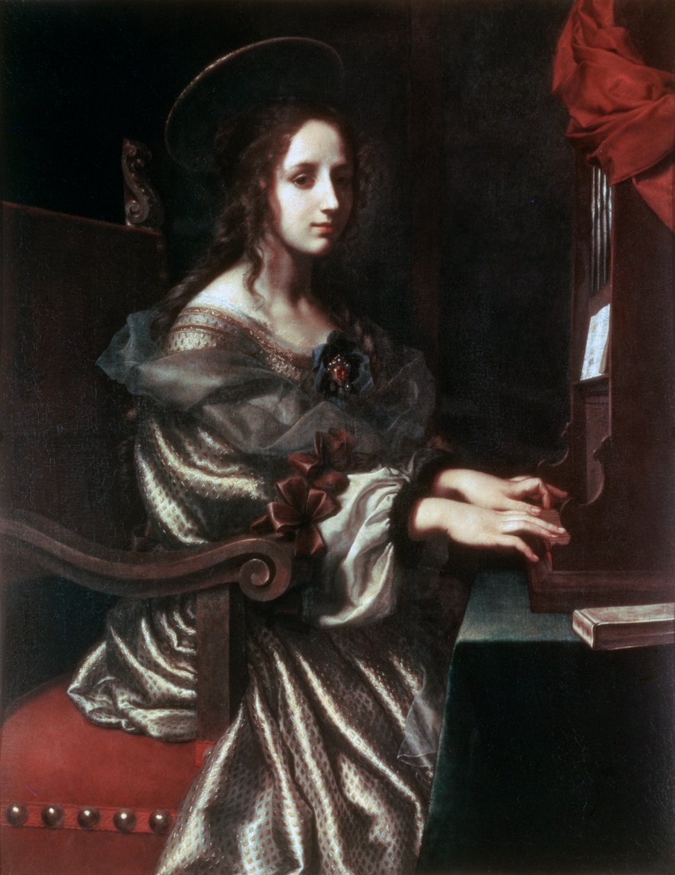 Heilige Cäcilia, 1640er Jahre von Carlo Dolci