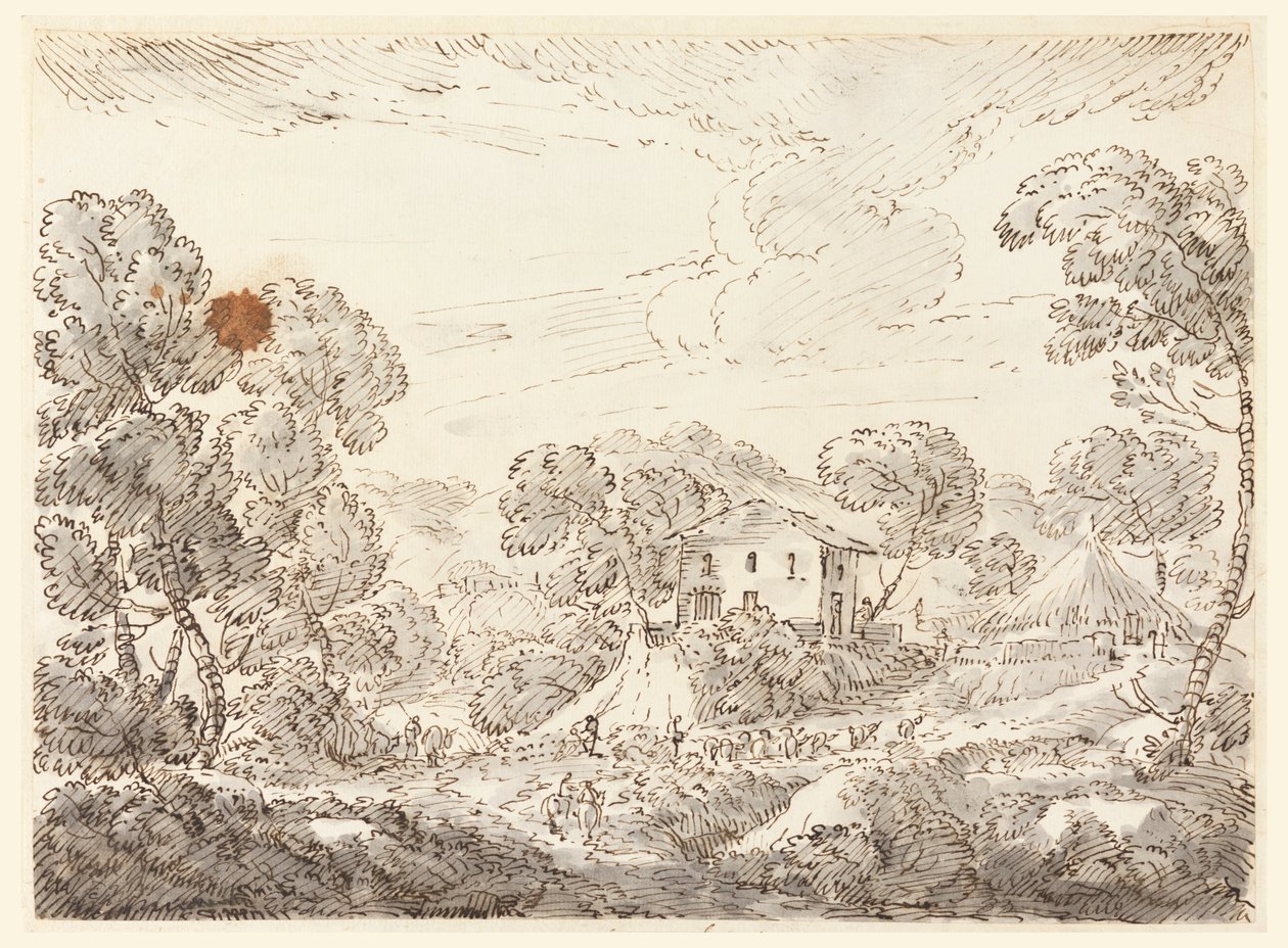 Bauernhaus in waldreicher Gegend von Carlo Marchionni