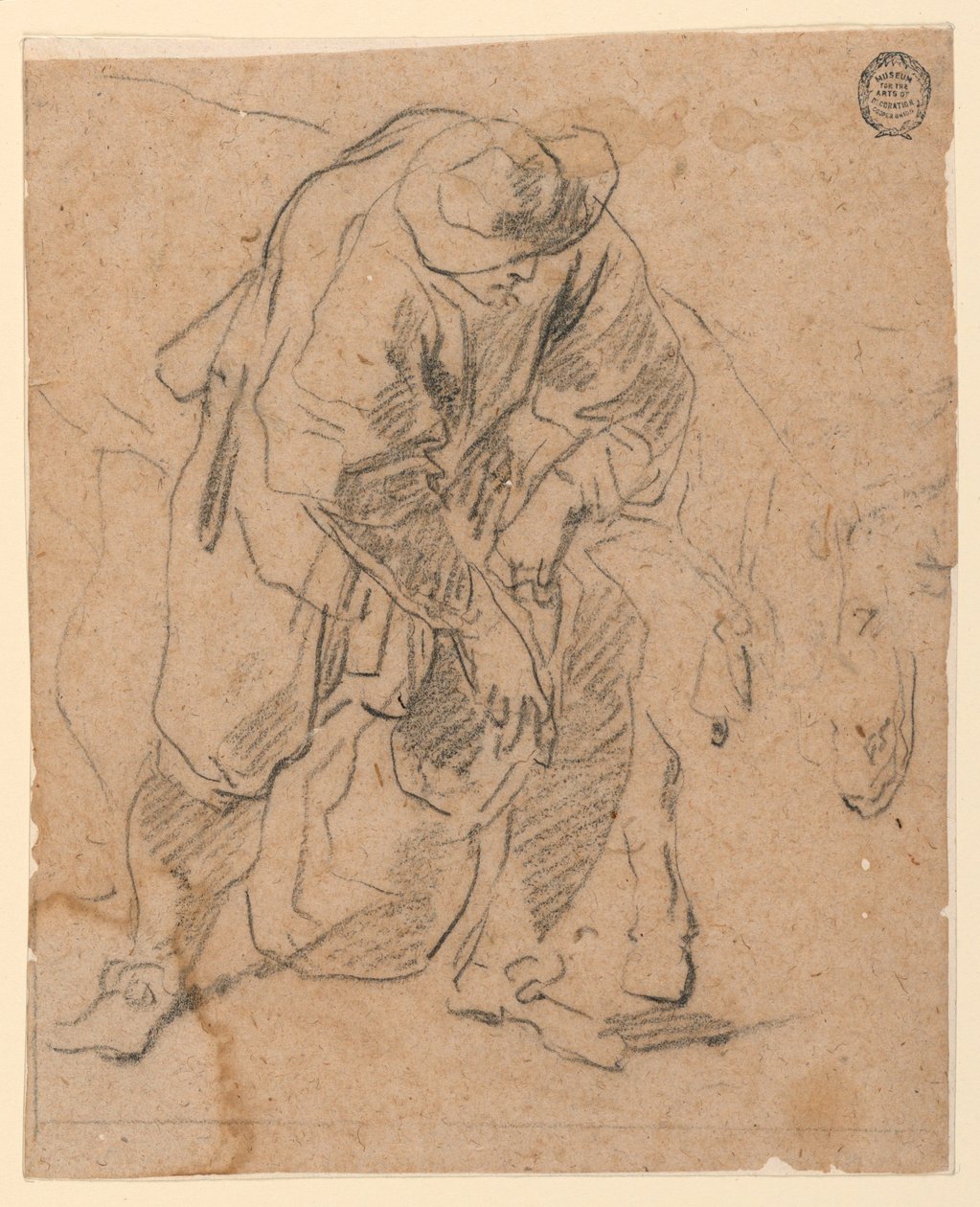 Bauer mit Tasche, 1728–78 von Carlo Marchionni