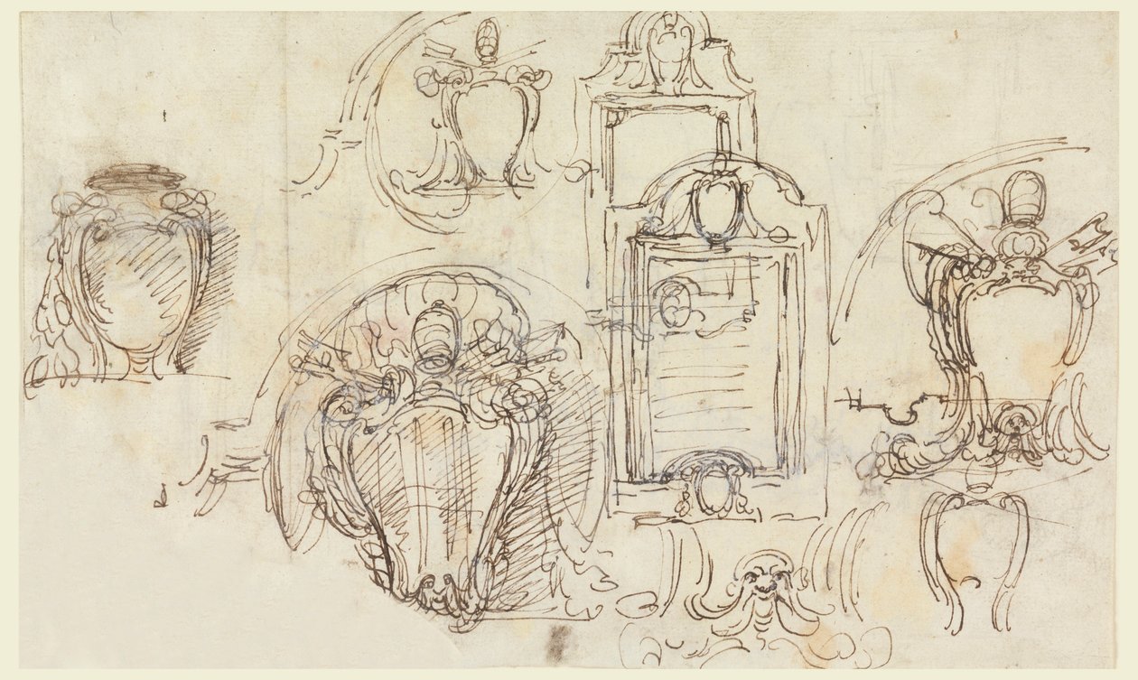 Skizzen, 1740–58 von Carlo Marchionni
