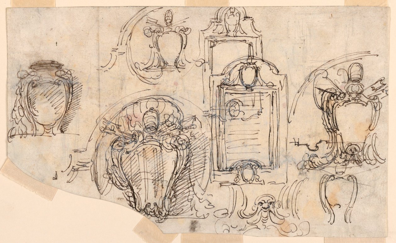 Skizzen, 1740–58 von Carlo Marchionni