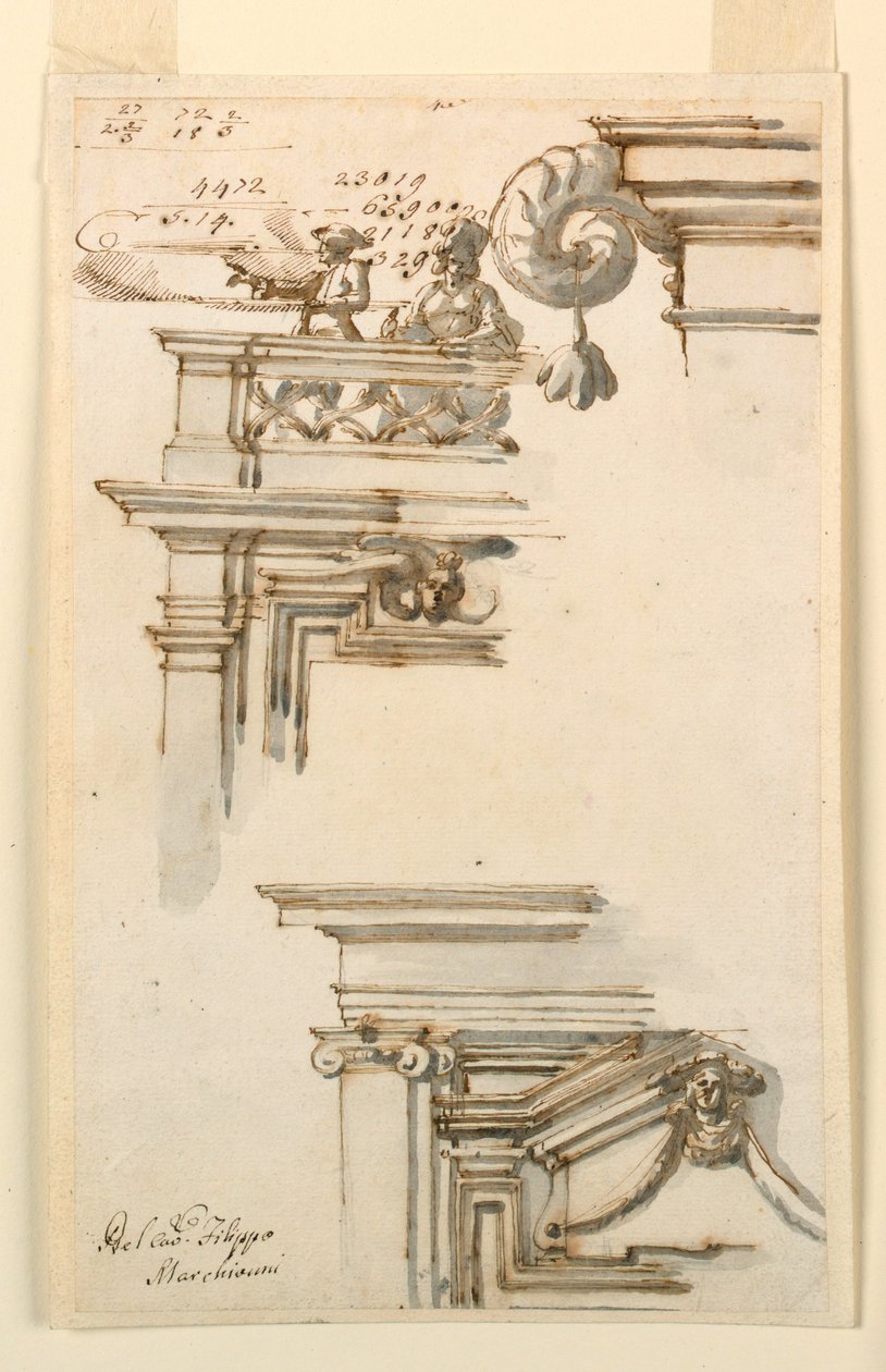 Zwei Türrahmen von Carlo Marchionni