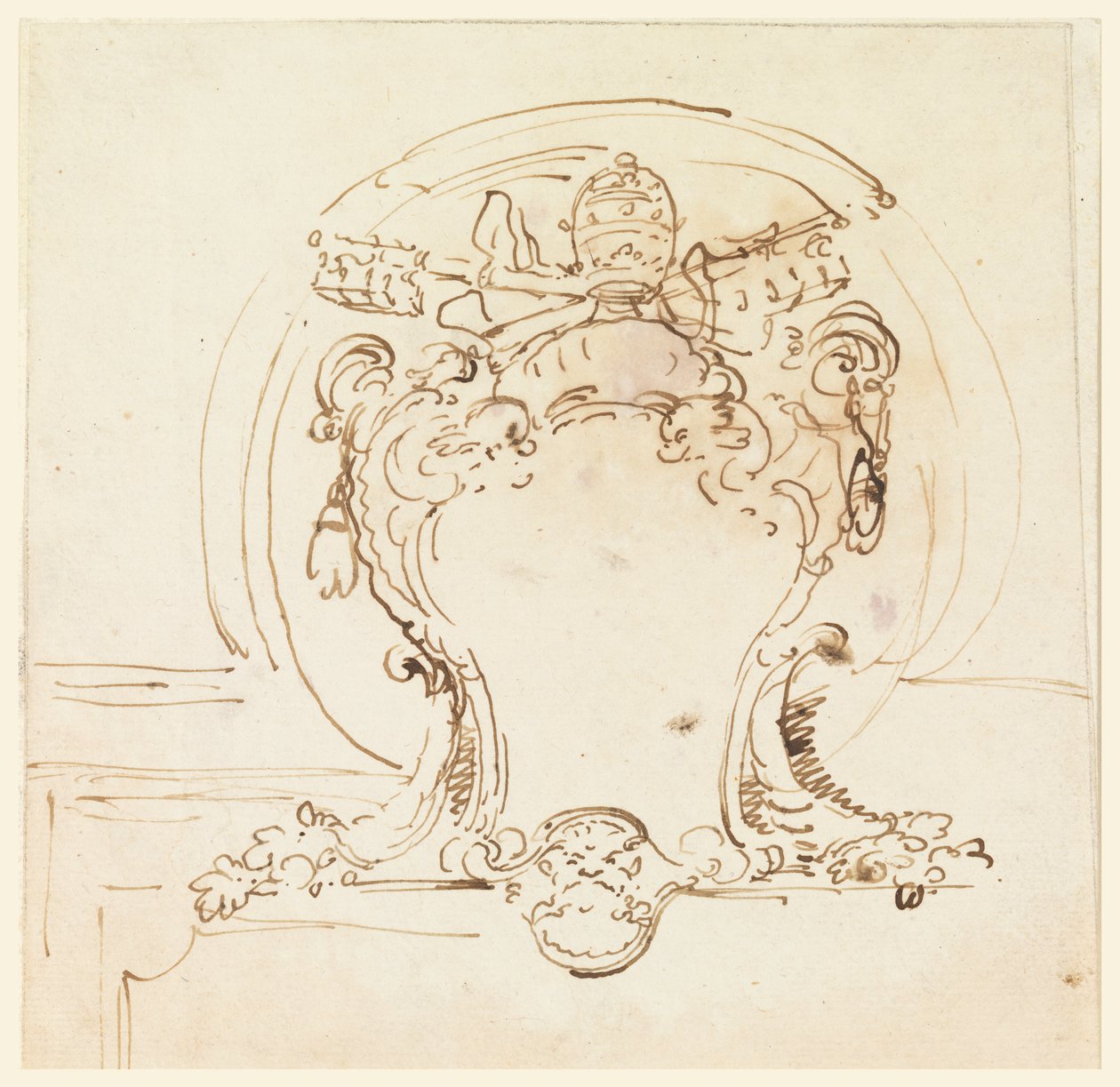 Päpstliches Wappen von Carlo Marchionni