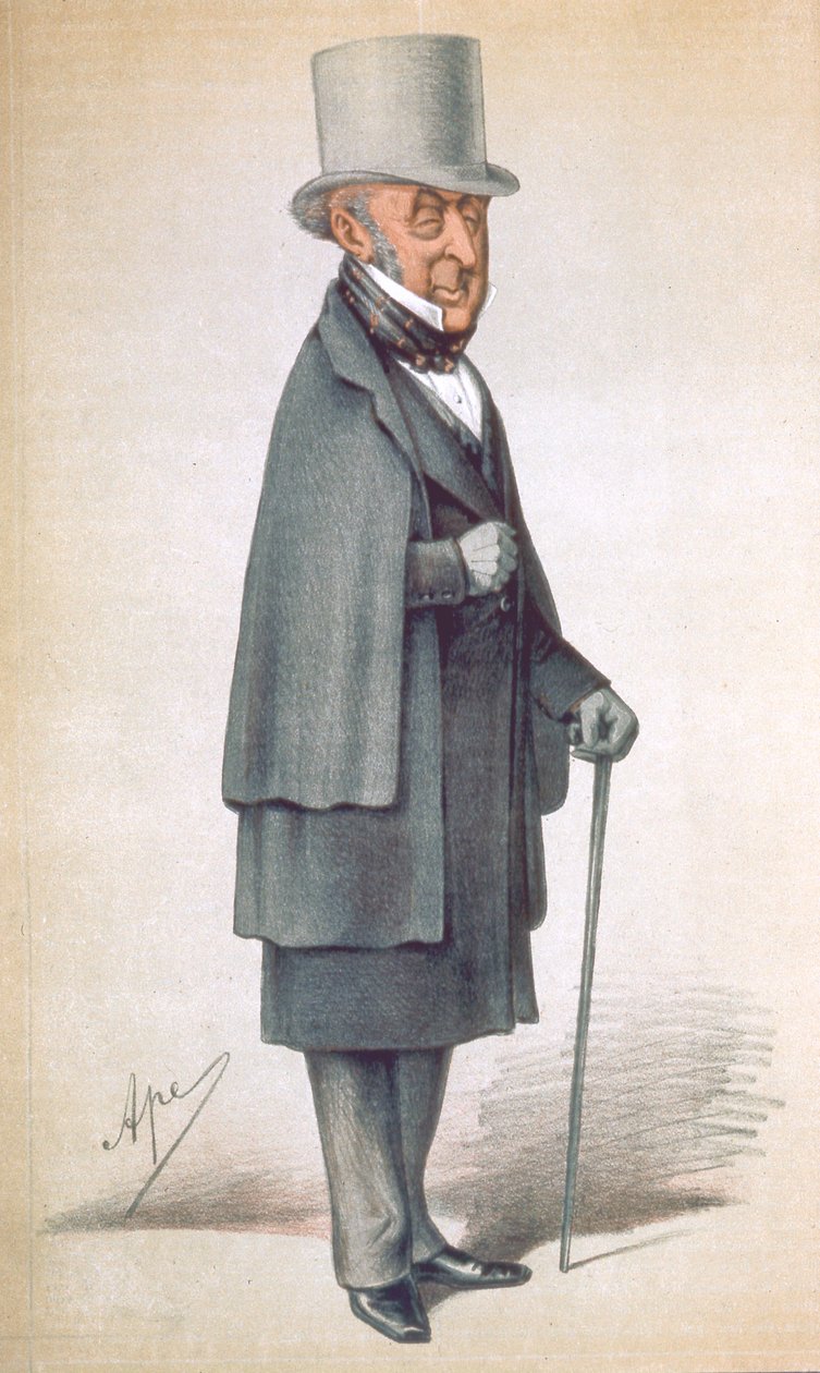 Roderick Impey Murchison, schottischer Geologe, 1870 von Carlo Pellegrini