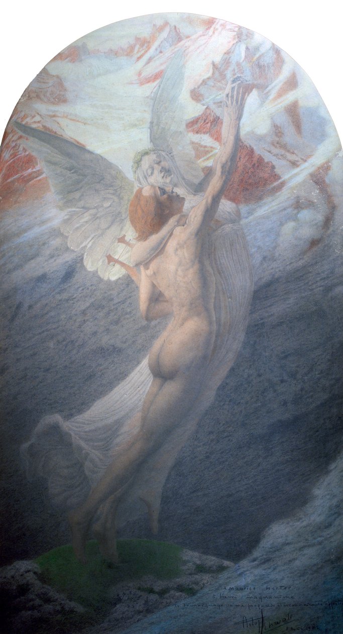 Inspiration, 1902 von Carlos Schwabe