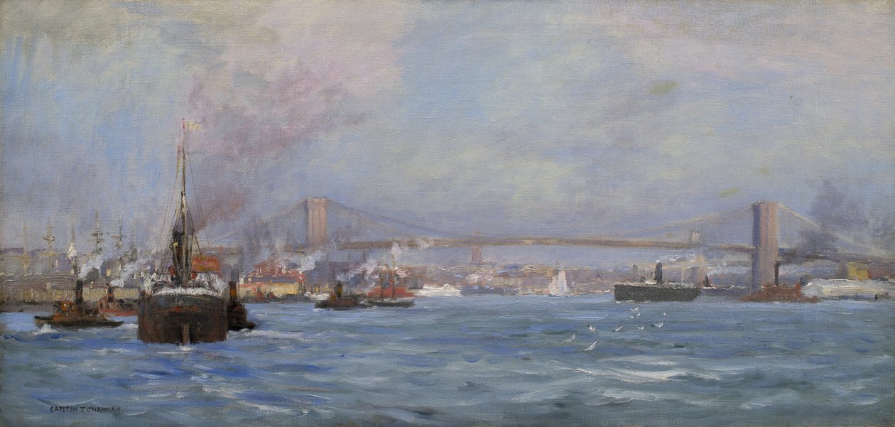 Der East River, NYC, 1904 von Carlton Theodore Chapman