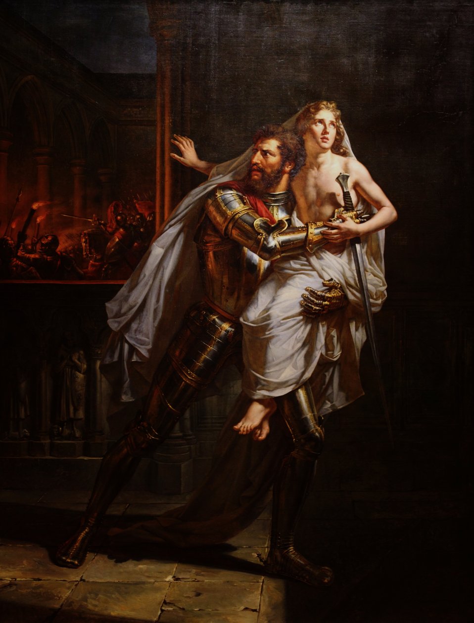 Tanneguy du Châtel rettet den Dauphin von Caroline Léna Becker