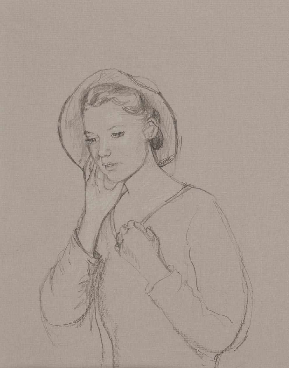 Studie für Elizabeth Bennet, 2011 von Caroline Hervey Bathurst