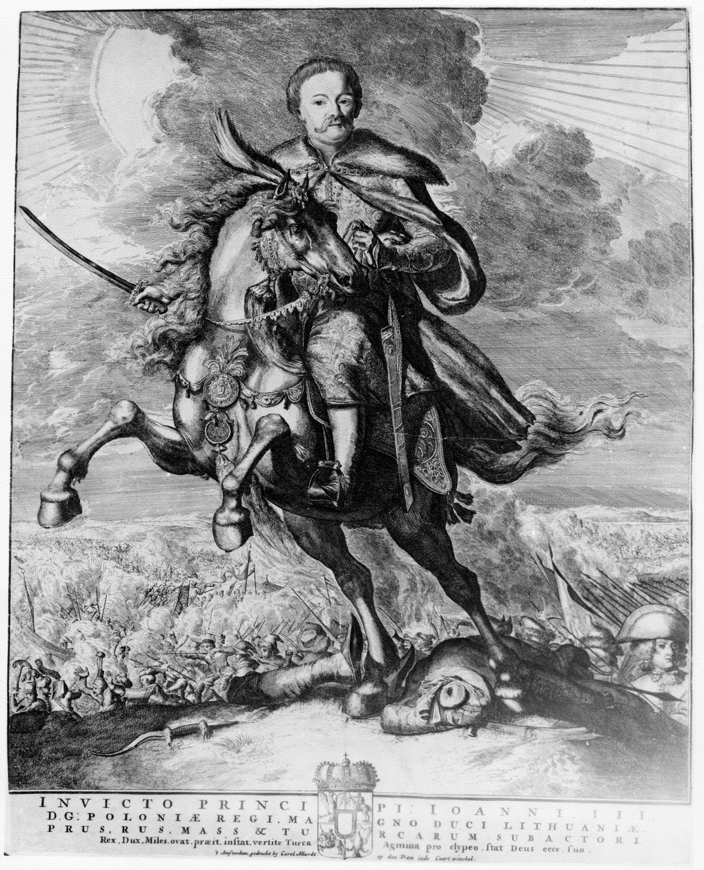Johann Sobieski, König Johann III. von Polen von Carolus Allardt