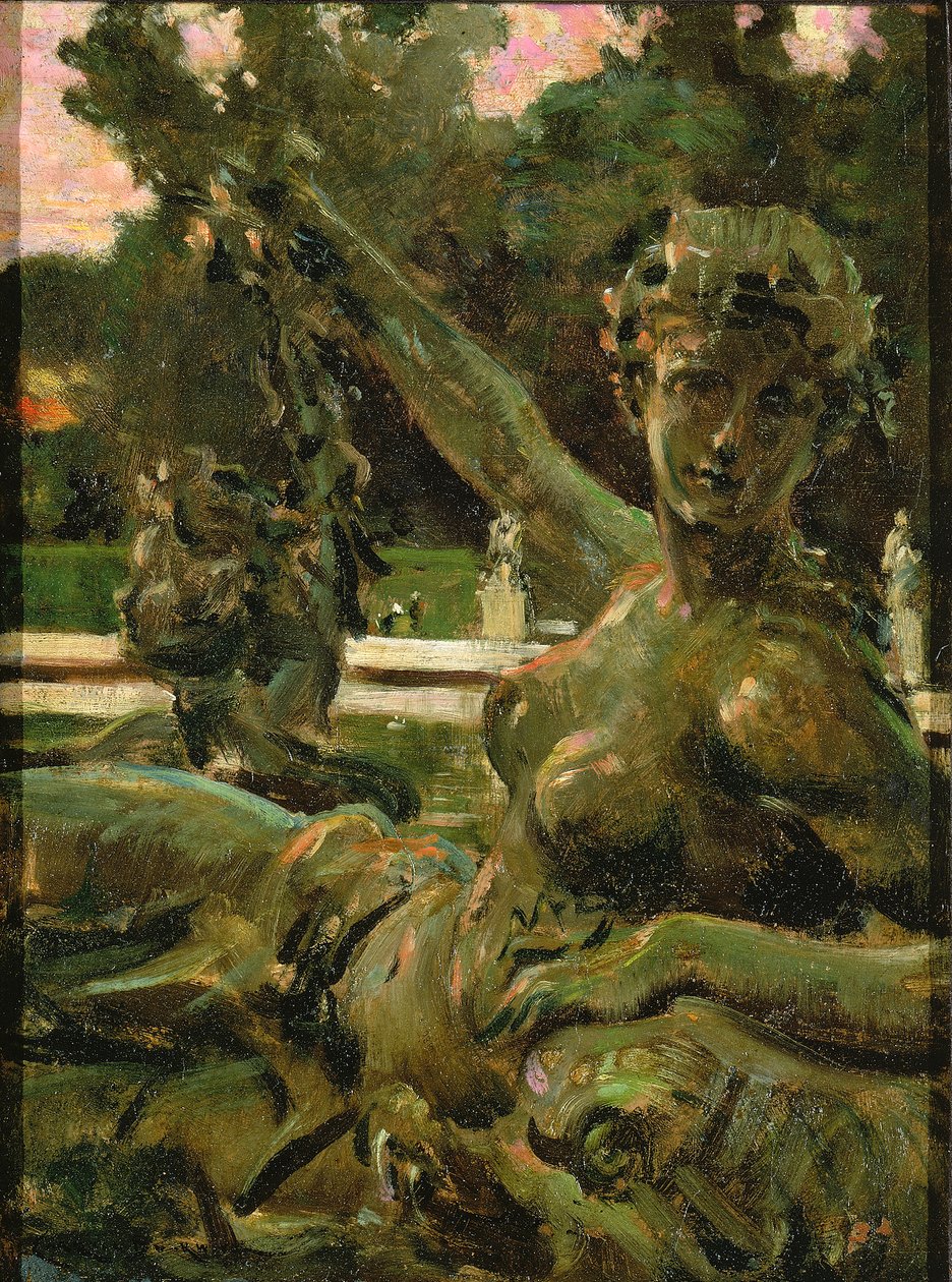 Nymphe und Amor, 1913 von Carroll Beckwith