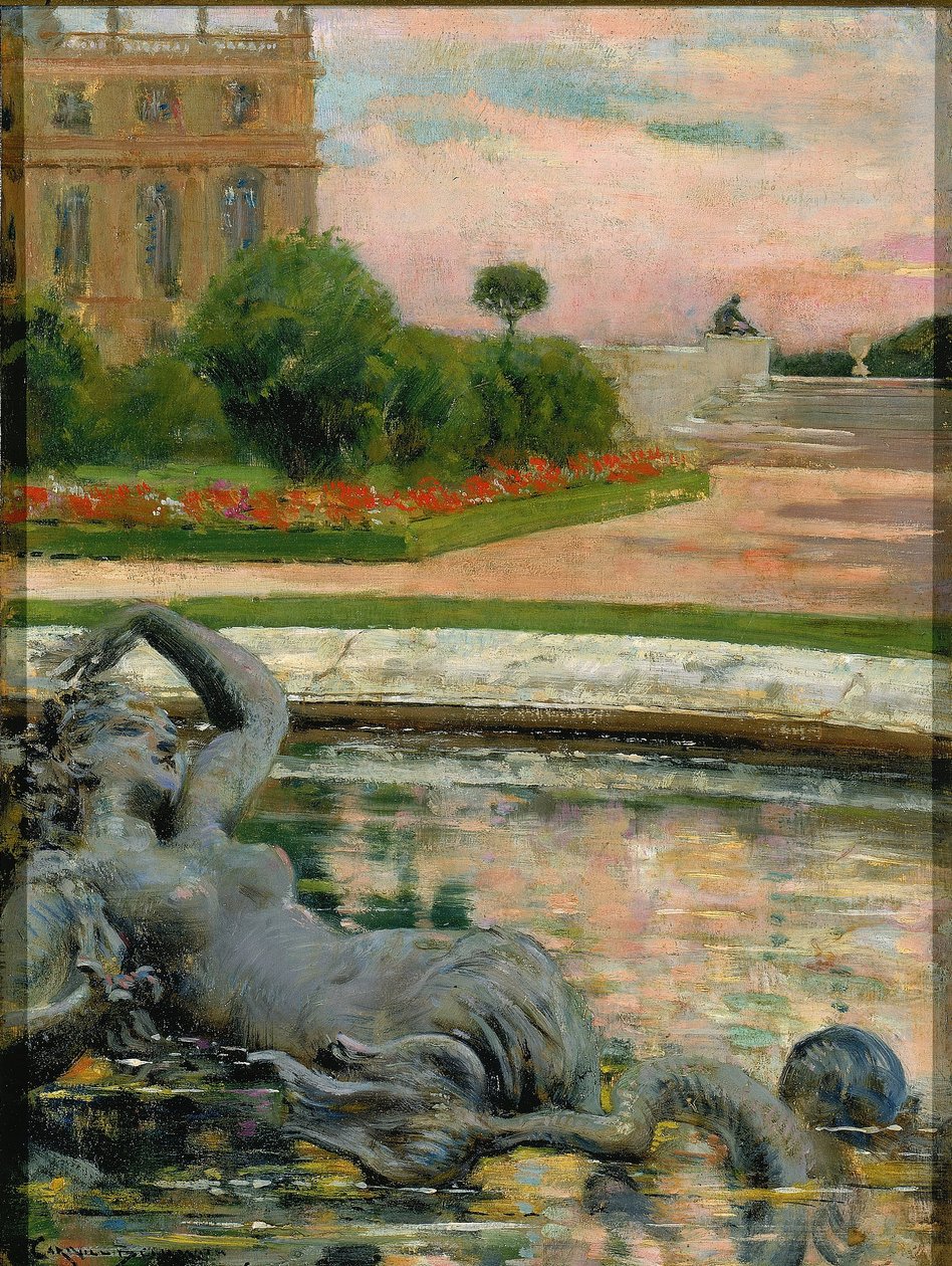 Parterre du Nord, Fontaine des Sirenes von Carroll Beckwith