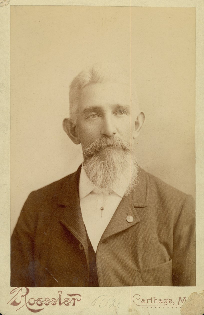 Büste von William Leander Burlingame von Carthage Roessler