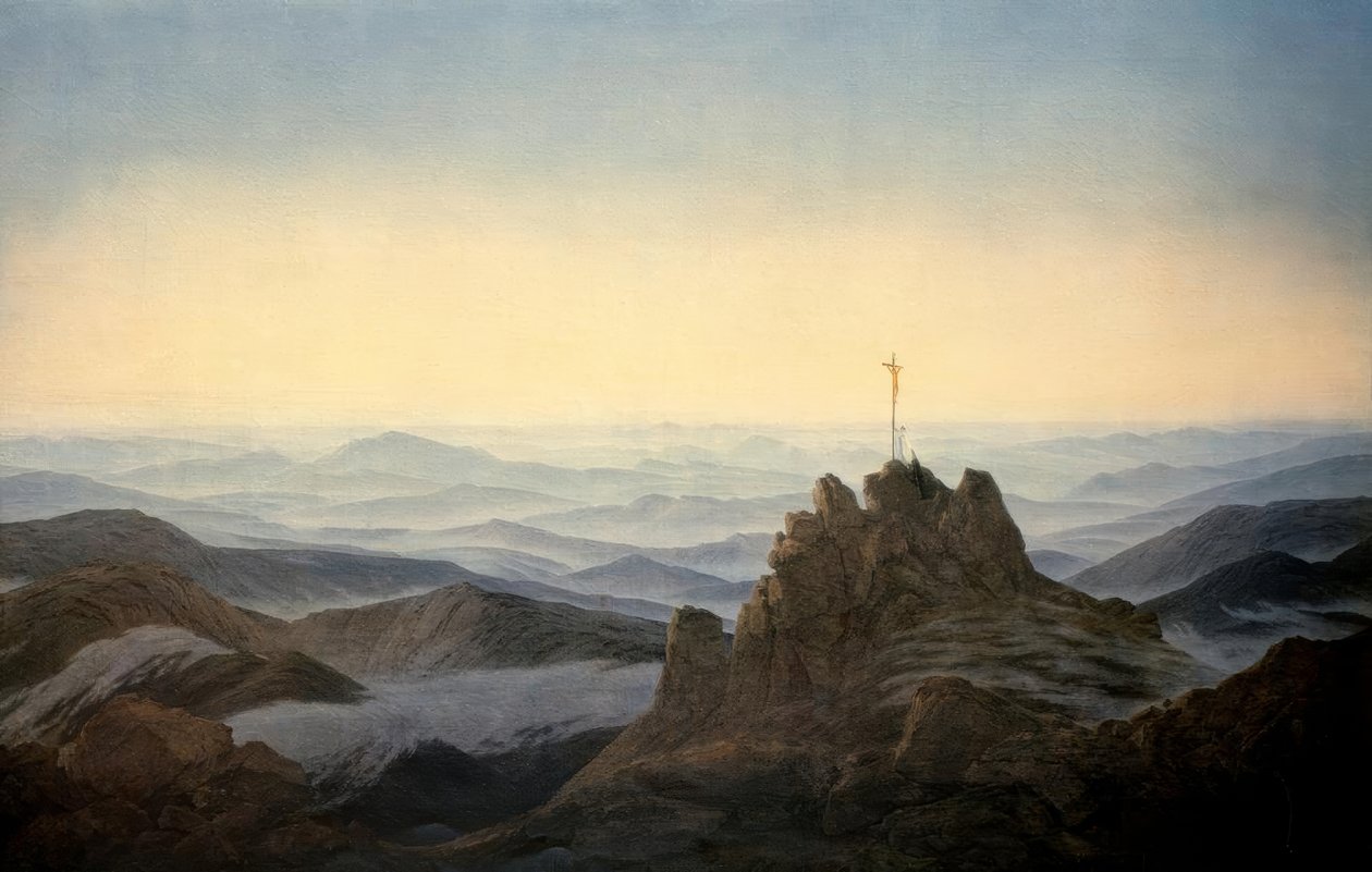 Morgen im Riesengebirge von Caspar David Friedrich