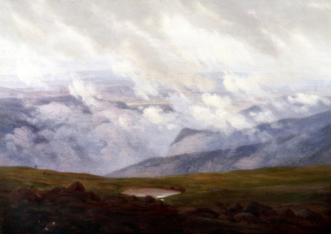 Ziehende Wolken von Caspar David Friedrich