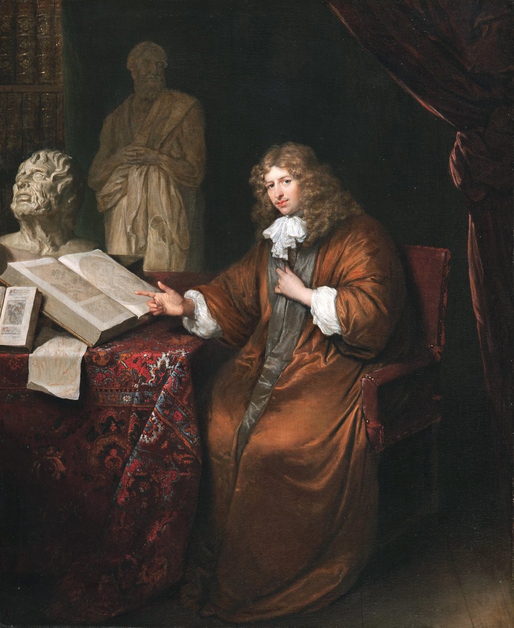 Porträt von Abraham van Lennep von Caspar Netscher