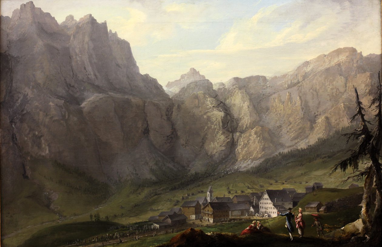 Leukerbad von Caspar Wolf