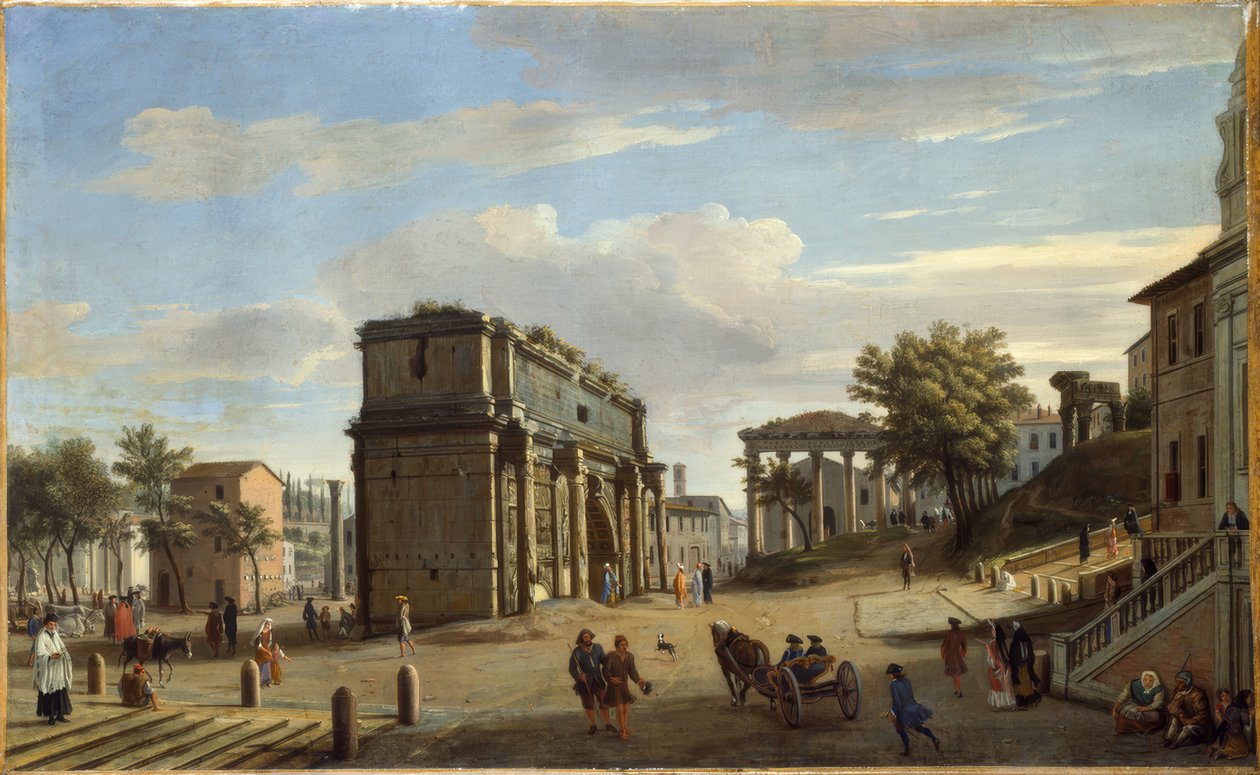 Der Konstantinsbogen von Caspar Adriaans van Wittel