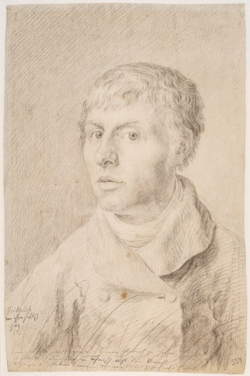 Selbstbildnis von Caspar David Friedrich