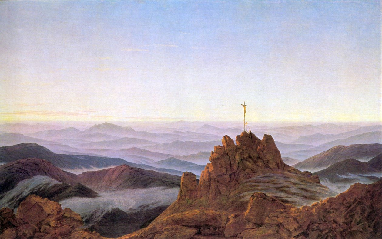 Morgen im Riesengebirge von Caspar David Friedrich