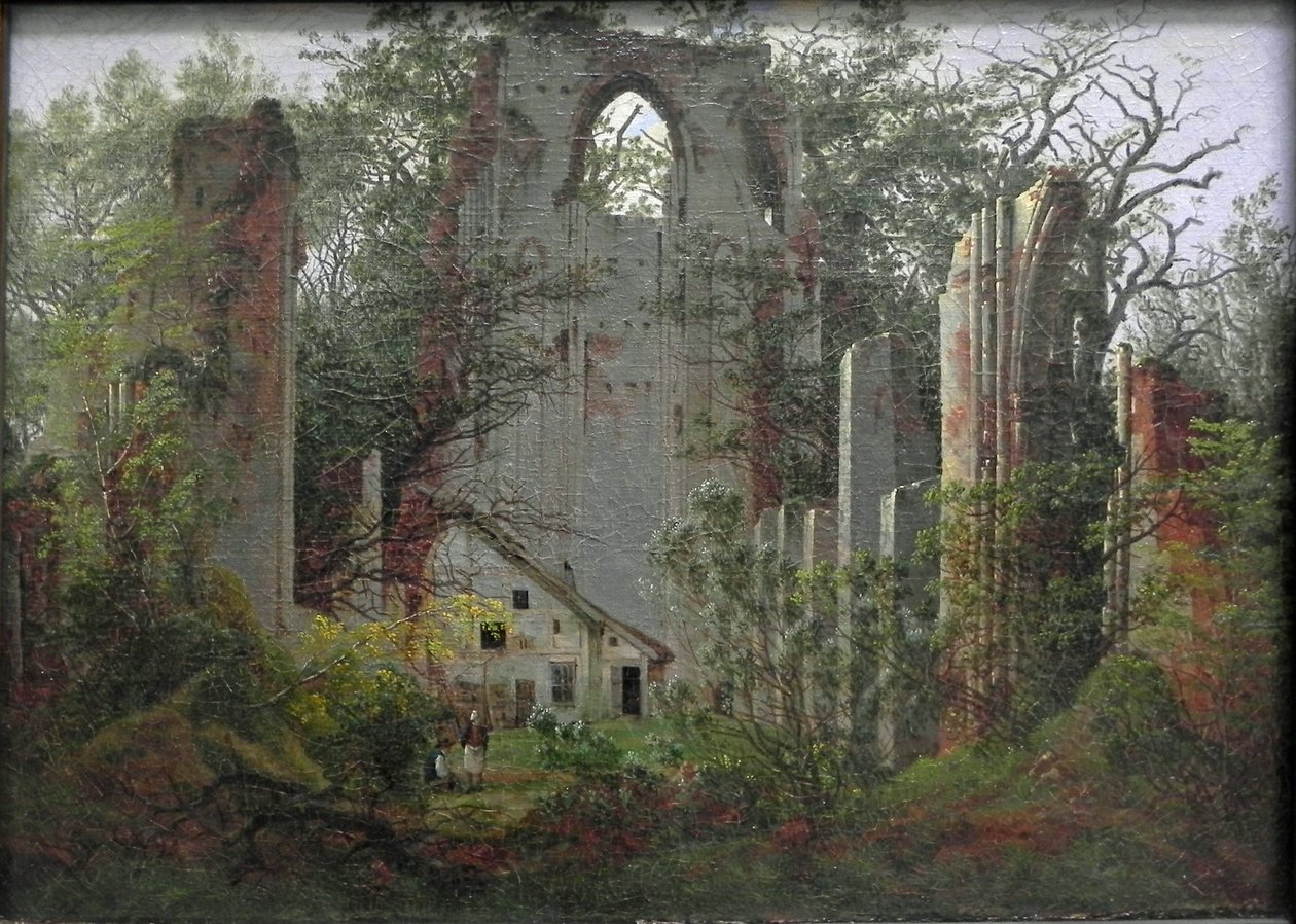 Ruinen des Klosters Eldena bei Greifswald von Caspar David Friedrich