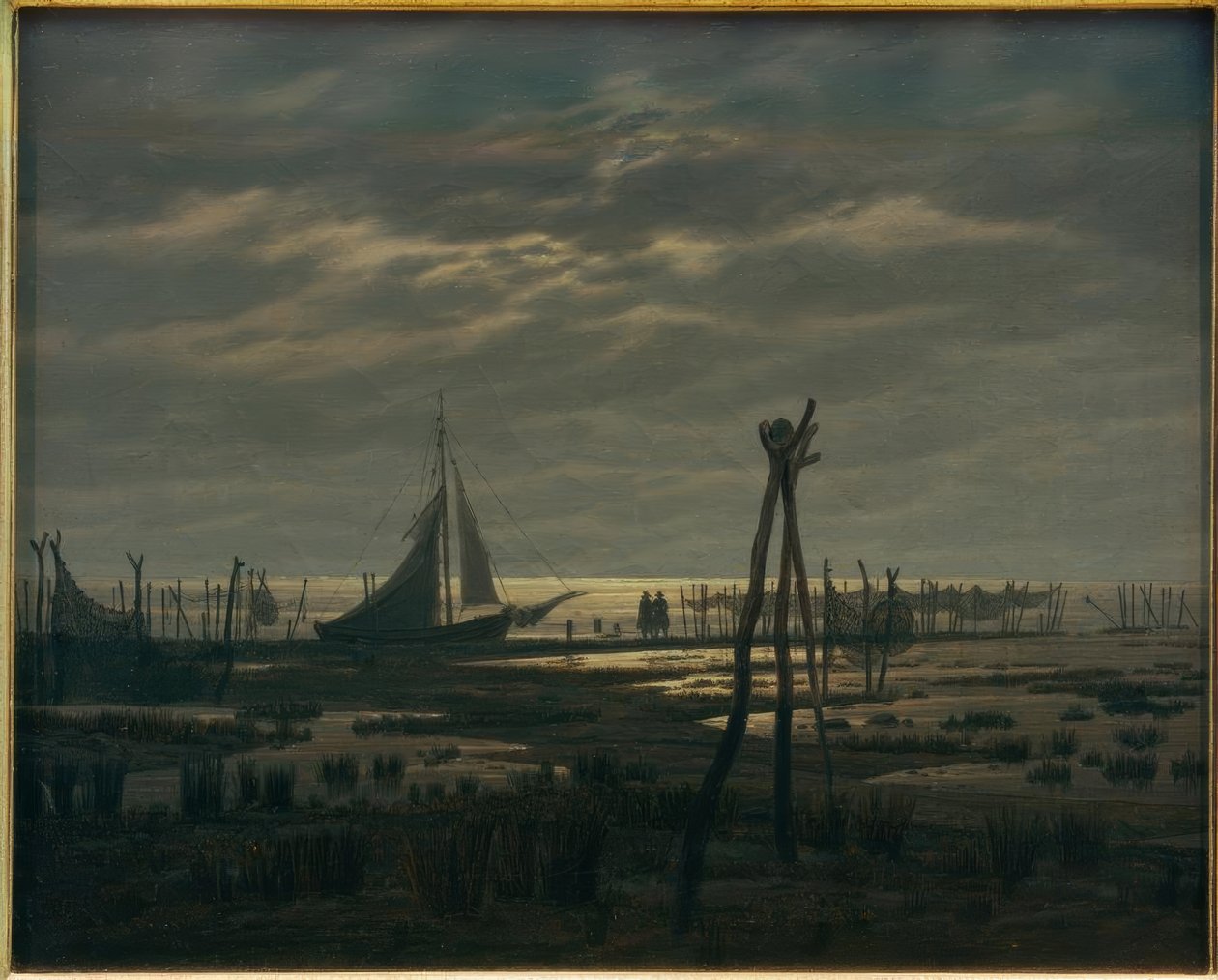 Sumpfiger Strand von Caspar David Friedrich