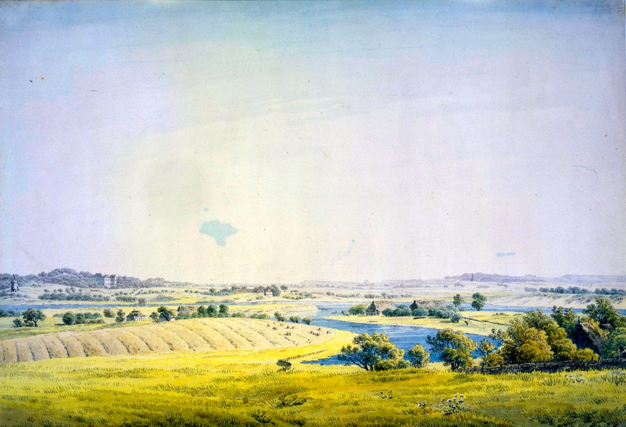 Blick über Putbus von Caspar David Friedrich