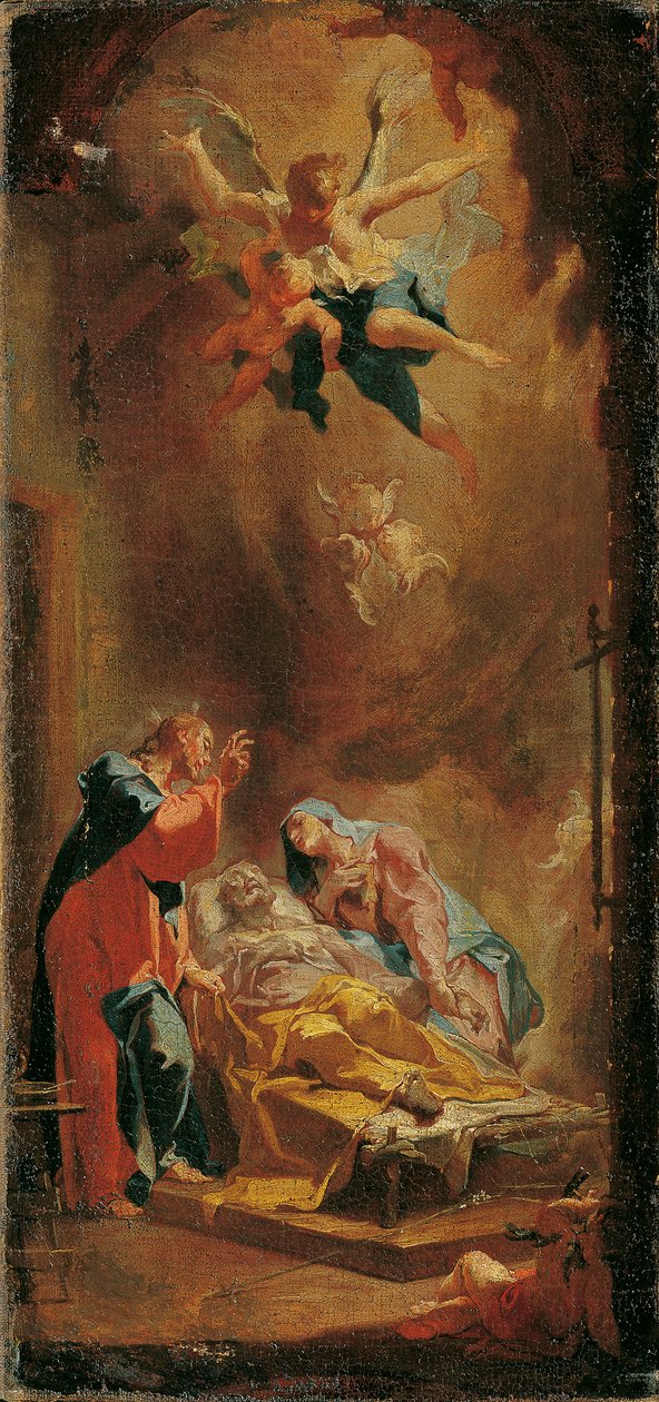 Der Tod des heiligen Joseph von Caspar Franz Sambach