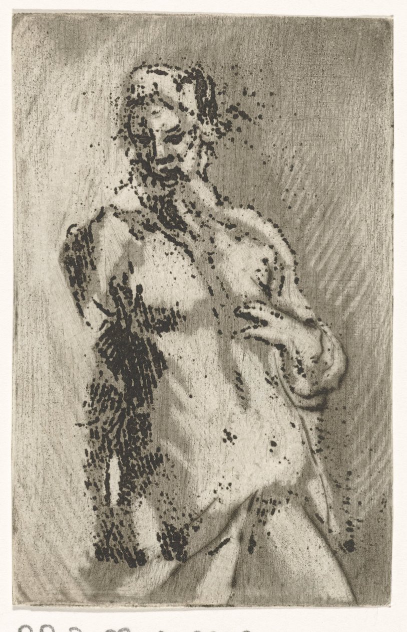 Torso eines nackten Mannes von Caspar Jacobsz. Philips