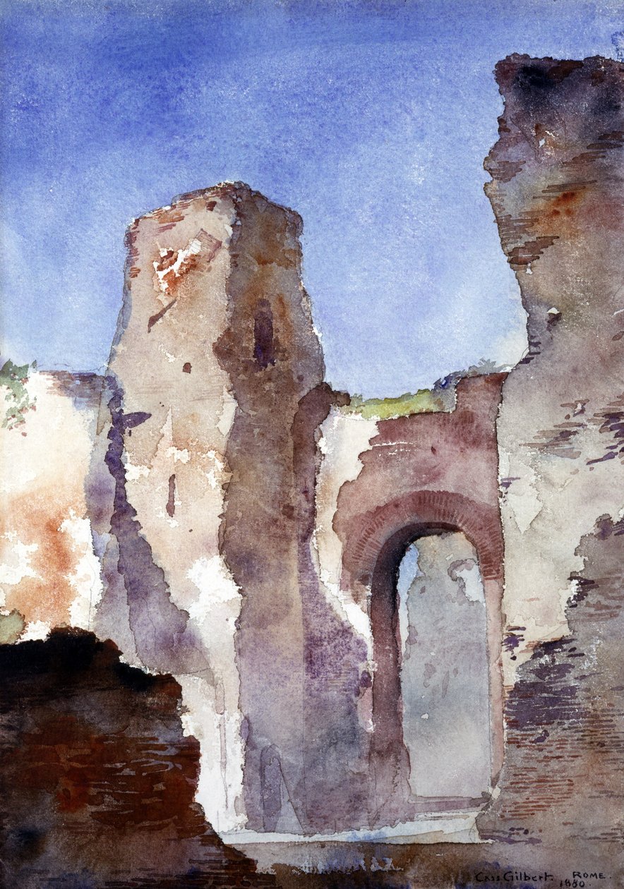 Caracalla-Thermen, Rom von Cass Gilbert