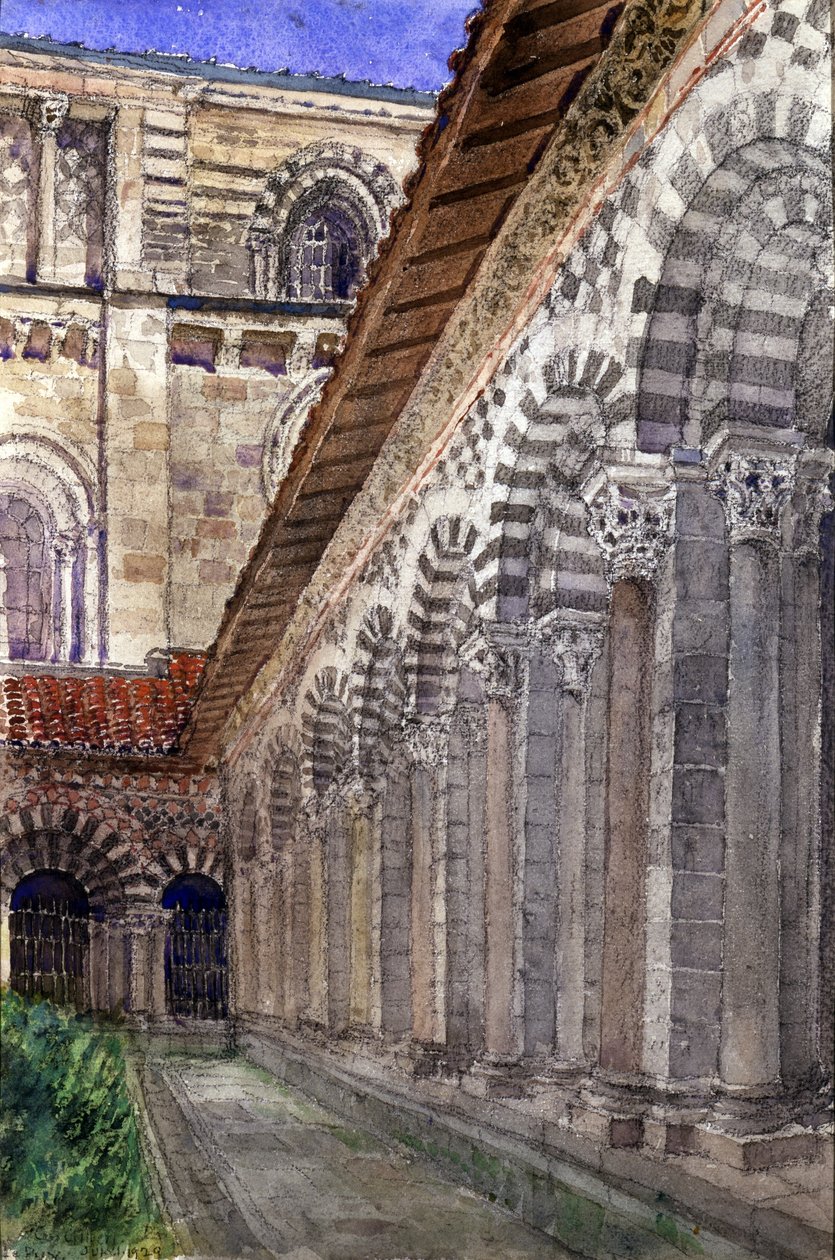 Kathedralkreuzgang in Le Puy von Cass Gilbert