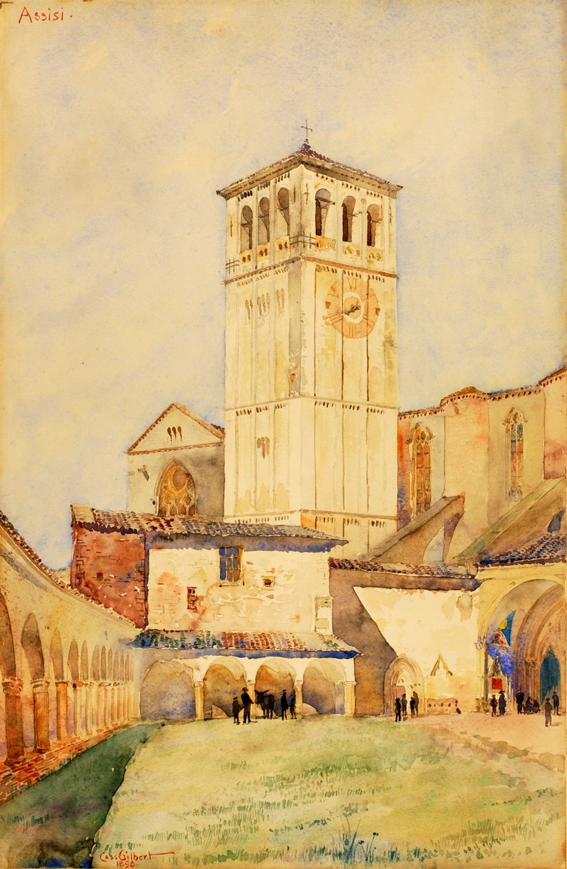 Kirche des Heiligen Franziskus, Assisi, 1898 von Cass Gilbert