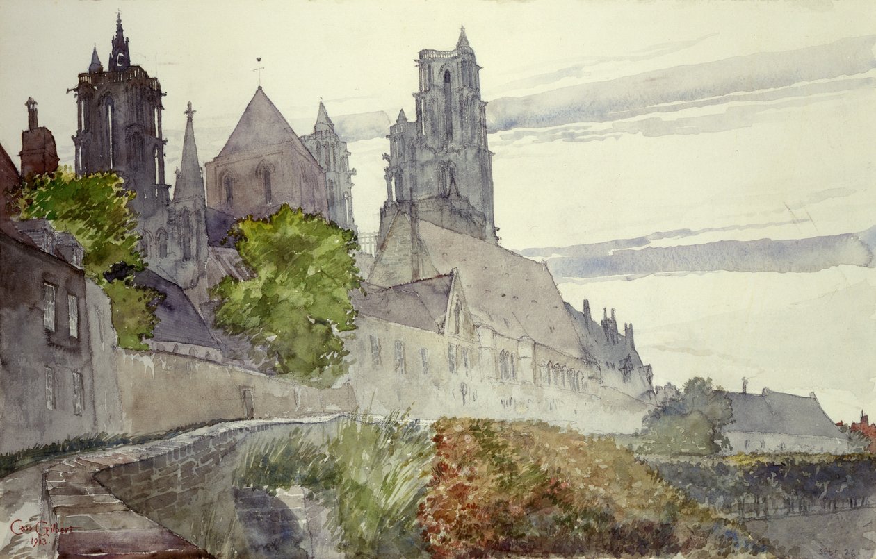 Kathedrale von Laon, Frankreich von Cass Gilbert