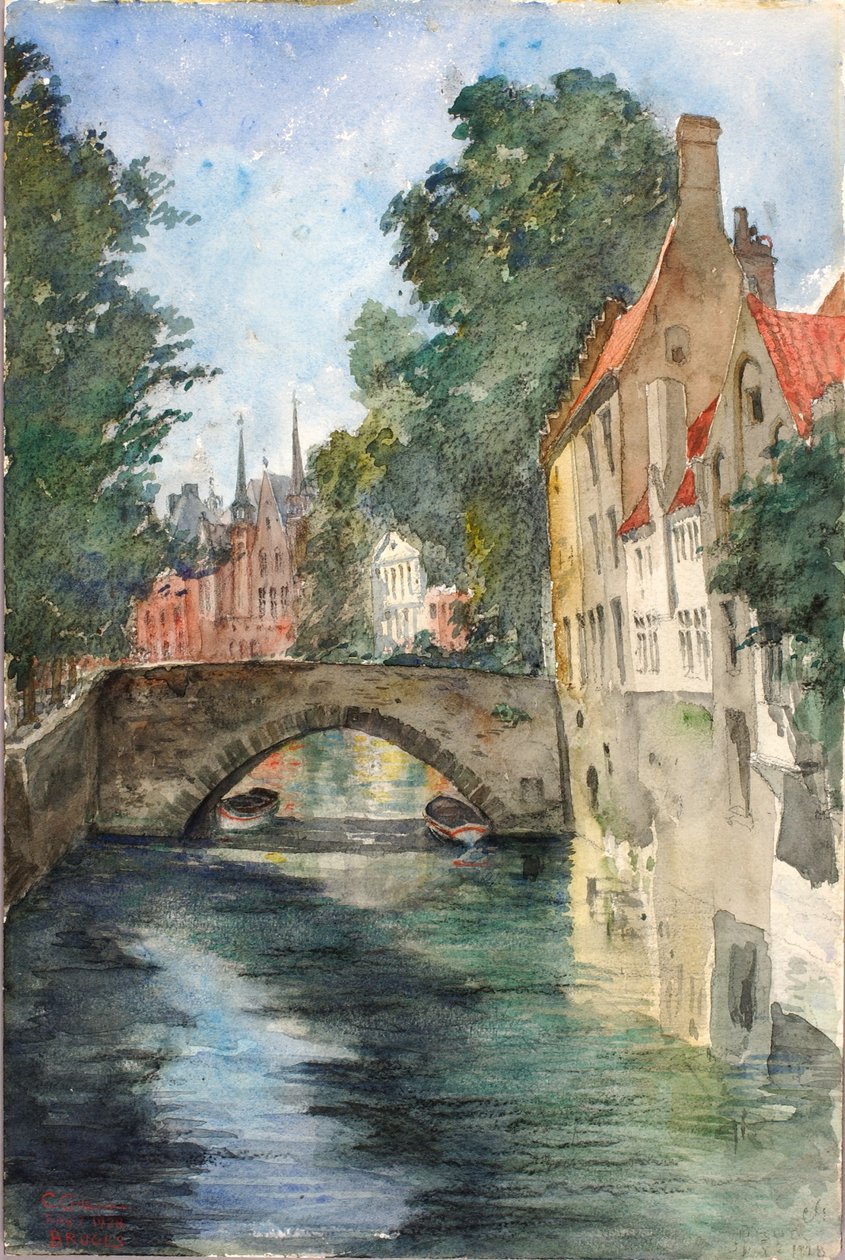 Am Kanal, Brügge von Cass Gilbert