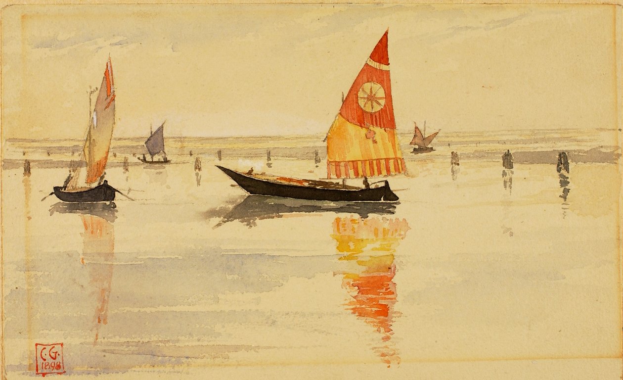 Segelboote (Venedig) von Cass Gilbert
