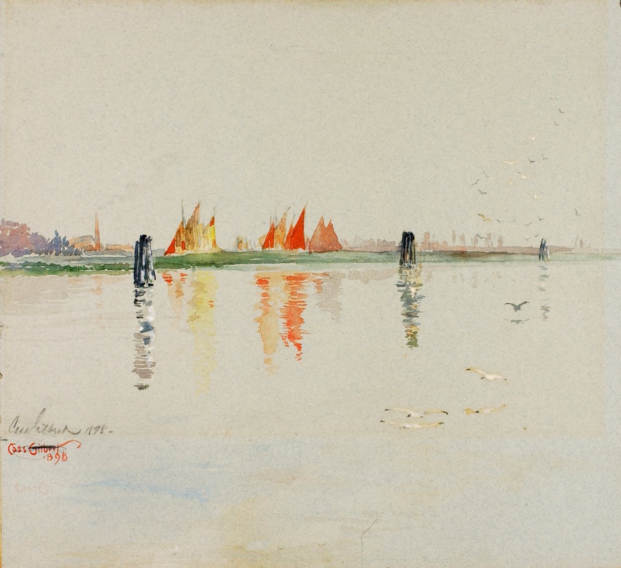 Die Lagune, Venedig von Cass Gilbert
