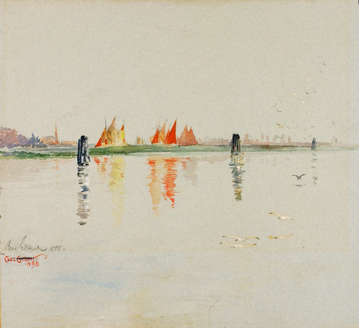 Die Lagune, Venedig von Cass Gilbert