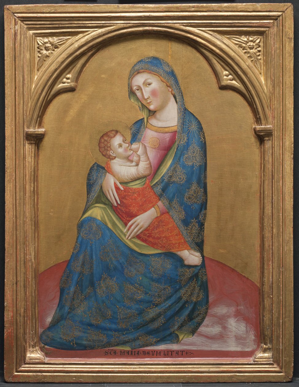 Madonna der Demut von Caterino Veneziano