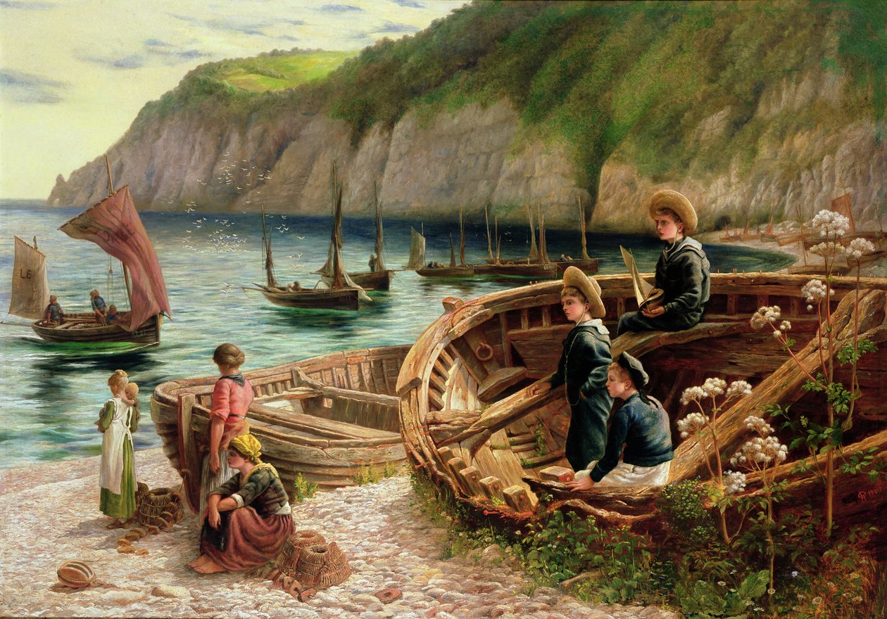 Am Strand, 1880 von Catherine Heuffer