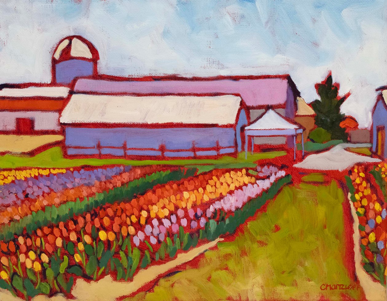 Tulpenfelder, 2019 von Catherine J Martzloff