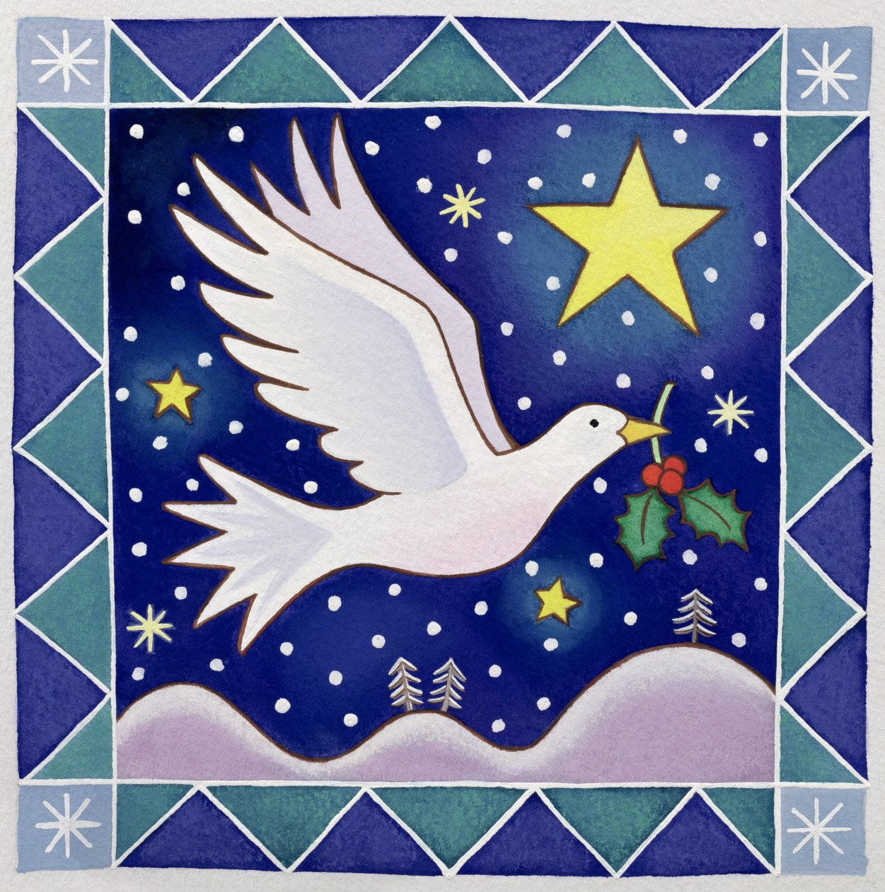 Weihnachtstaube von Cathy Baxter
