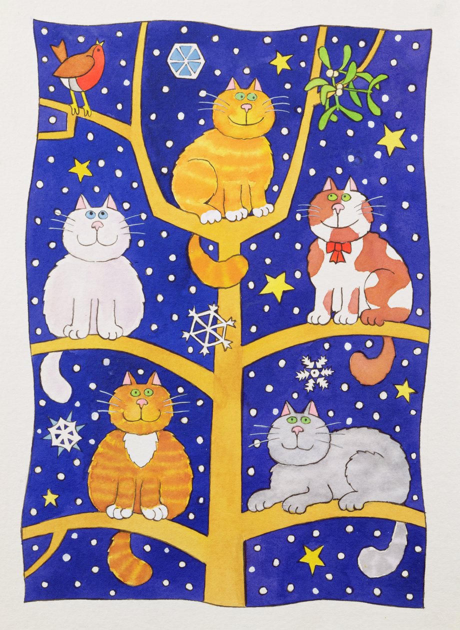 Fünf Weihnachtskatzen von Cathy Baxter